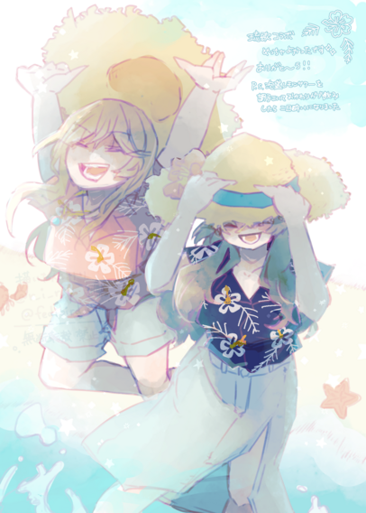 琉歌コラボありがとう

アイドルマスターミリオンライブ！(ミリシタ)
桜守歌織、百瀬莉緒(かおりお)