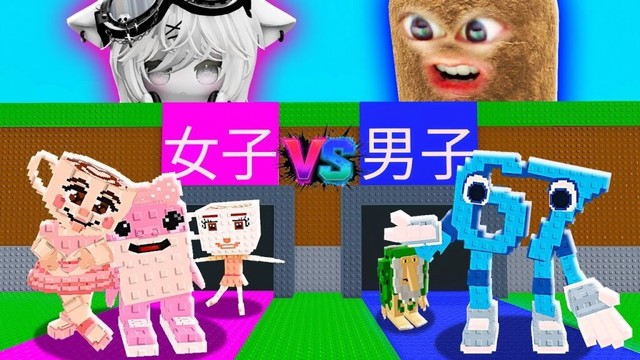 男子VS女子ブレインロット盗み対決をするロブロックス (Roblox) 男子VS女子ブレインロット盗み対決をするロブロックス (Roblox)